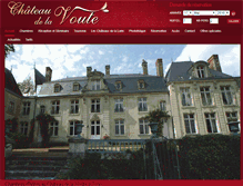 Tablet Screenshot of chateaudelavoute.com